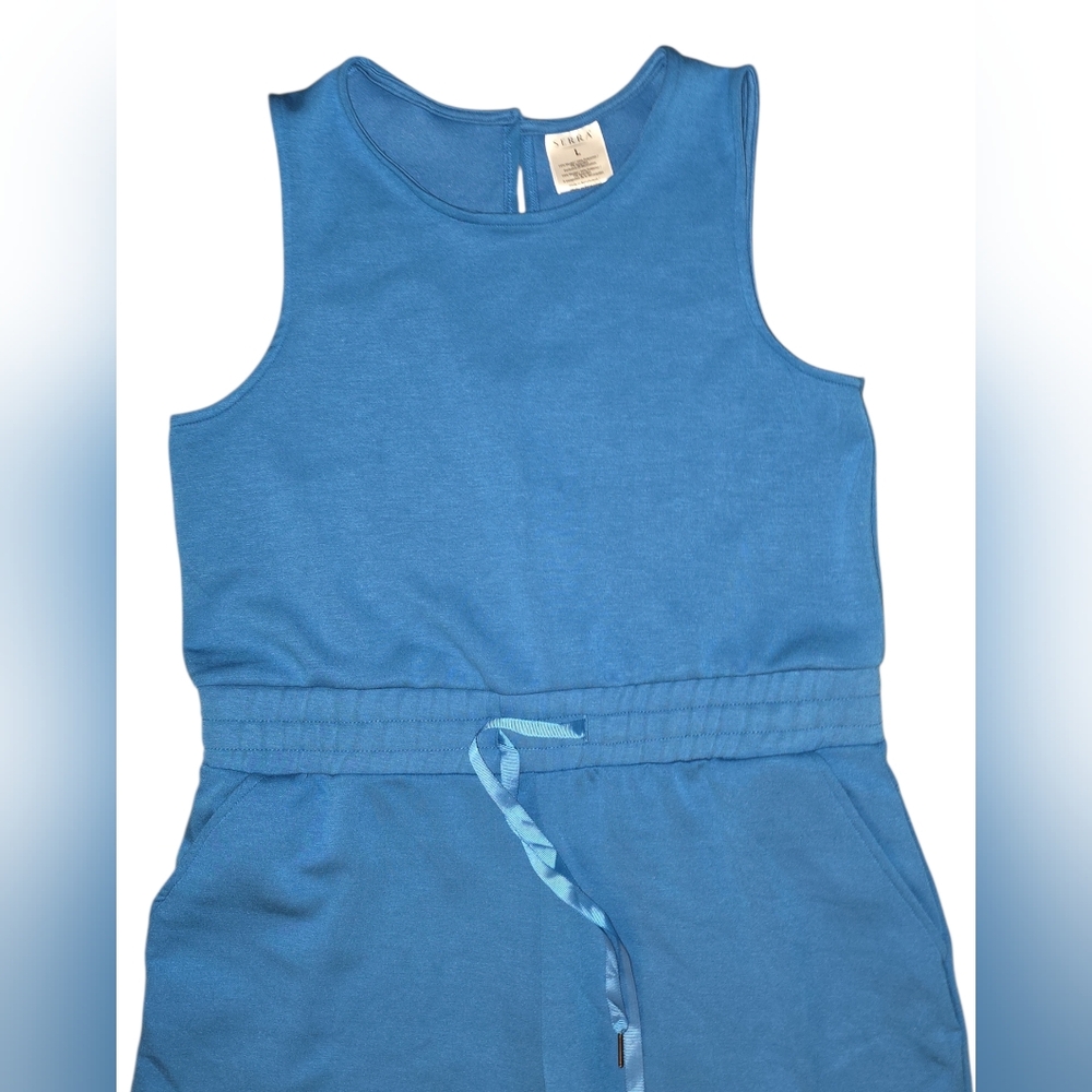 (NWOT) Royal Blue Sleeveless Jumpsuit - Picture 5 of 7
